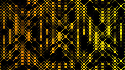 pattern for futuristic grid concept. Abstract technology background for cyberspace surface. Seamless loop.