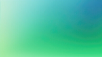 Tranquil green and blue gradient abstract background