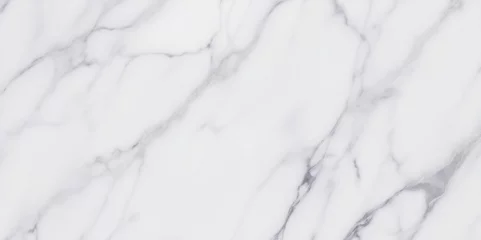 Foto op Plexiglas Panoramic white Carrera  stone marble texture background. White and grey floor ceramic counter texture stone slab smooth tile background. © Siratul Nababi Turfa