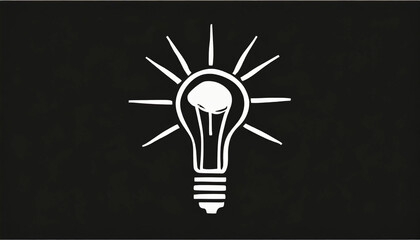 light bulb vector icon