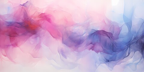 Fototapeta na wymiar Ethereal swirls of pink, purple, and blue merging with subtle grainy texture, crafting a captivating abstract poster backdrop that enchants the senses.