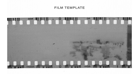 (35 mm.) film frame.With white space.film camera.