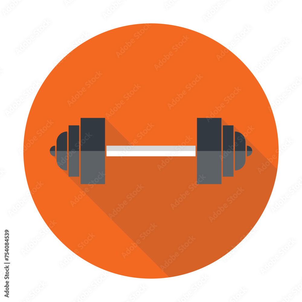 Wall mural Barbell Icon