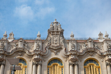 Grand Theater of Havana (Gran Teatro de la Habana) on Paseo del Prado at Central Park (Parque...