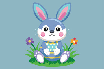 Cute Easter Bunny Sublimation 