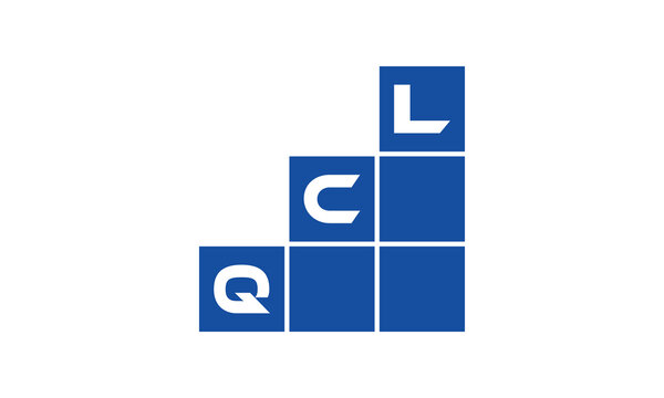 QCL initial letter financial logo design vector template. economics, growth, meter, range, profit, loan, graph, finance, benefits, economic, increase, arrow up, grade, grew up, topper, company, scale