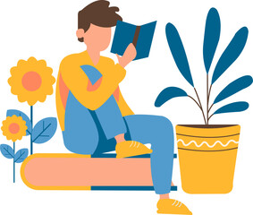 International Literacy Day Illustration