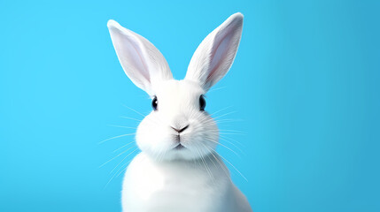 Obraz premium Cute bunny, easter background