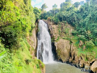 Haew Narok Waterfall in Khao Yai National Park Thailand﻿.
