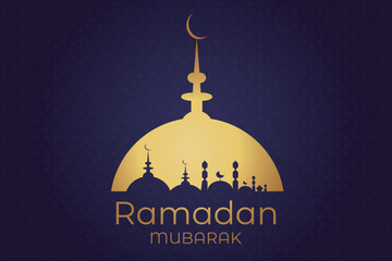 Vector file, elegant luxury Ramadan, Eid al-Fitr, Islamic background decorative greeting card