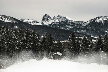 winter mountain landscape