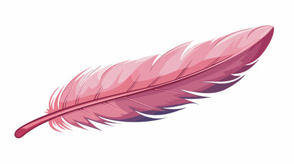 Feather icon illustration vector template design. Freehand.