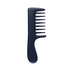3D Comb Grooming Hair. 3d illustration, 3d element, 3d rendering. 3d visualization isolated on a transparent background