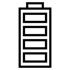 Battery icon. battery charge level. battery Charging icon