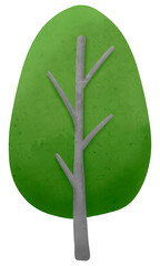 cartoon style tree