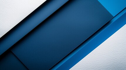 abstract geometric blue and white background.