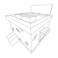 Shop market store. Small business concept.