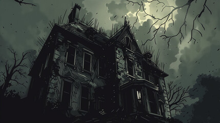 Eerie Abandoned House
