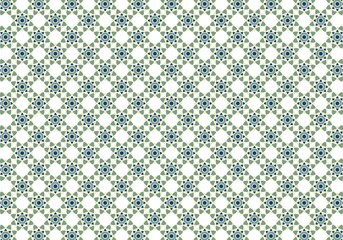 Fototapeta premium Islamic texture design with green nuances