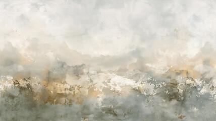 Abstract Background, Mixed Media, Neutral and Bright Soft, Light Calm. Generative AI