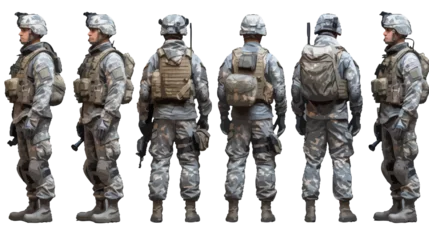 Fotobehang Army Rangers USA - Vector AI © USAF Retired Vet