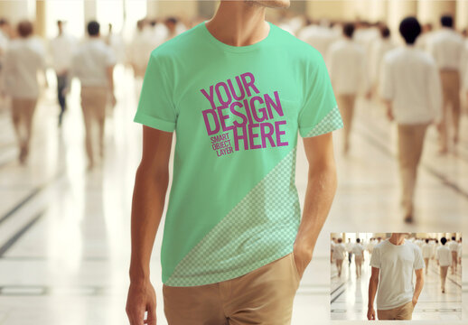 T-Shirt Mockup with Generative AI
