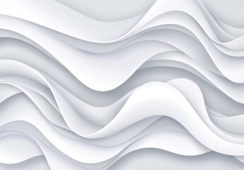Elegant White Wavy Texture for Modern Design