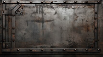 Grunge metal texture, industrial style background