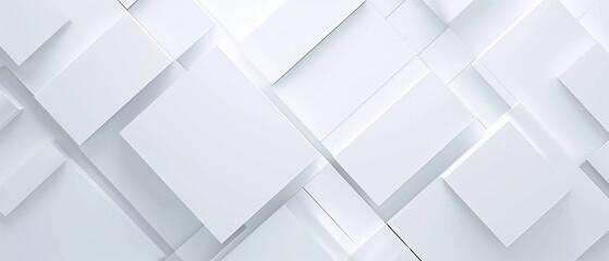 Modern White Geometric Abstract Background
