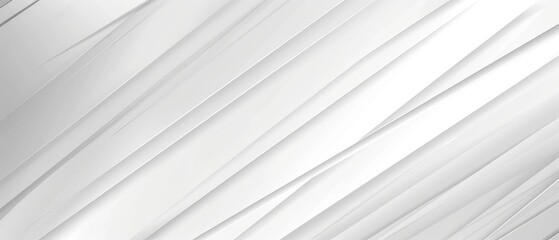 Obraz premium Abstract Silver Lines on White Background