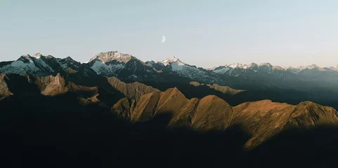 Foto auf Acrylglas sunrise in the mountains © Trang