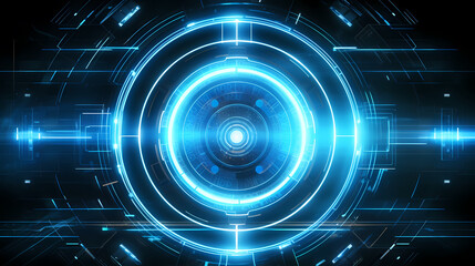 Abstract digital and futuristic technology background