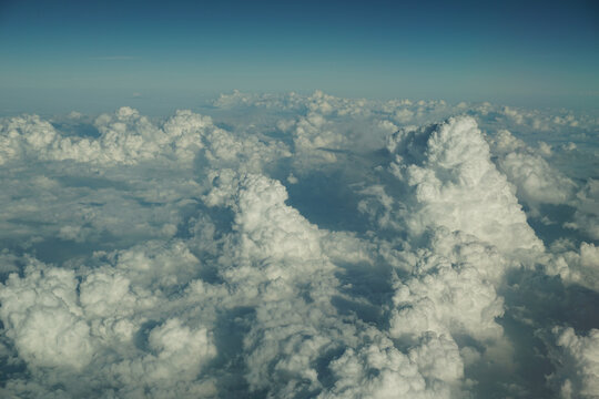 Clouds During Flight from Singapore to Taipei