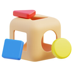 3D Puzzle Box. 3D Kids Toys.