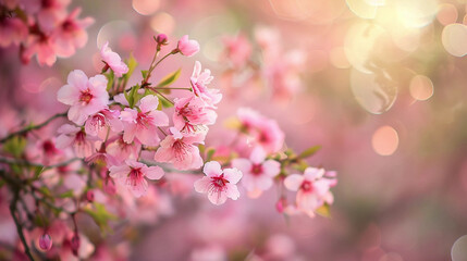 Naklejka premium pink cherry blossoms
