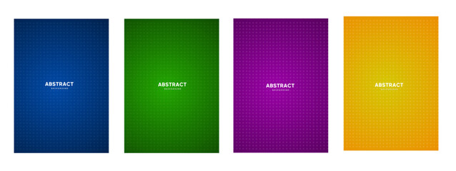 Vector illustration of bright color abstract pattern background with line gradient texture for minimal dynamic cover design. Blue, pink, yellow, green placard poster template