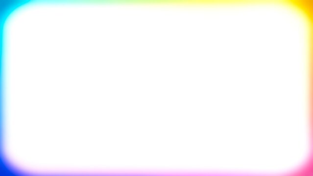 Soft focus, rainbow-colored gradient background with vignetting effect