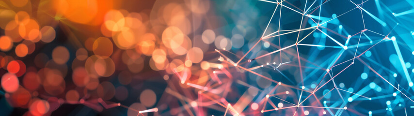 Network Nexus: Abstract Art of Fiber Technology