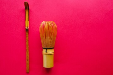 日本の茶道具　茶しゃくと茶せん