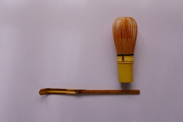 日本の茶道具　茶しゃくと茶せん