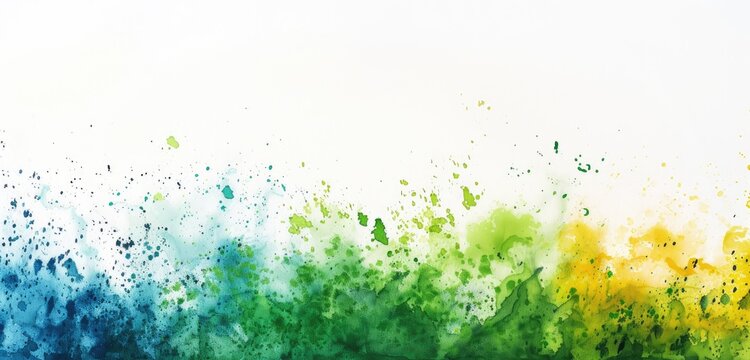 Vibrant Color Ink Splatter Dynamic Background