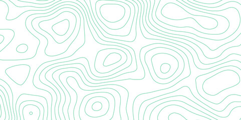 Fototapeta na wymiar Abstract design with seamless pattern with lines topographic map. geographic mountain relief. retro topographic map. geographic contour map paper texture. terrain path isolated on a green background.
