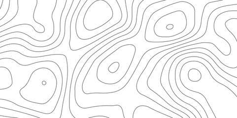 Abstract design with seamless pattern with lines topographic map. geographic mountain relief. retro topographic map. geographic contour map paper texture. terrain path isolated on a white background.