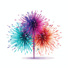 Colorful fireworks