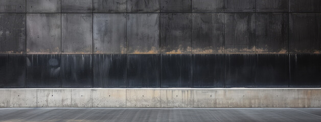 Abstract Concrete Wall and Pavement Background