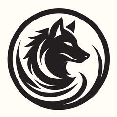 Wolf Animal Silhouette Vector Illustration