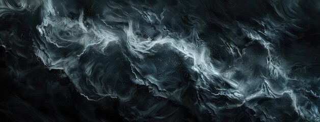 Dark Fluid Marble Texture for Elegant Backgrounds