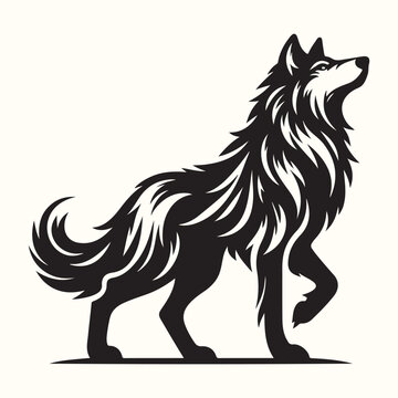 recommend clip art: Wolf Animal Silhouette Vector Illustration