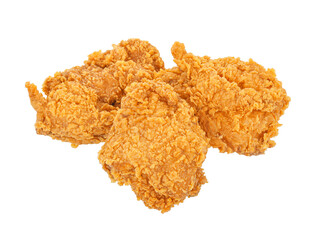 Fried chicken isolated on transparent background. PNG