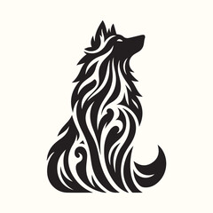 Wolf Animal Silhouette Vector Illustration